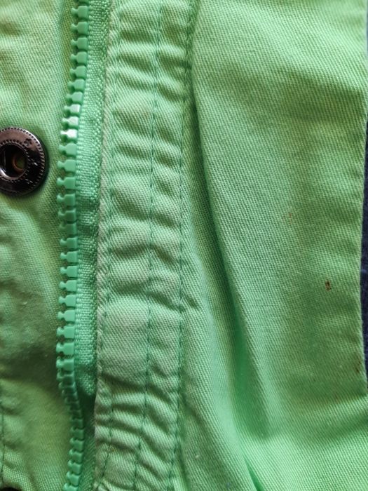 Kurtka wiosenna ze słoniem, żółwiem i myszką