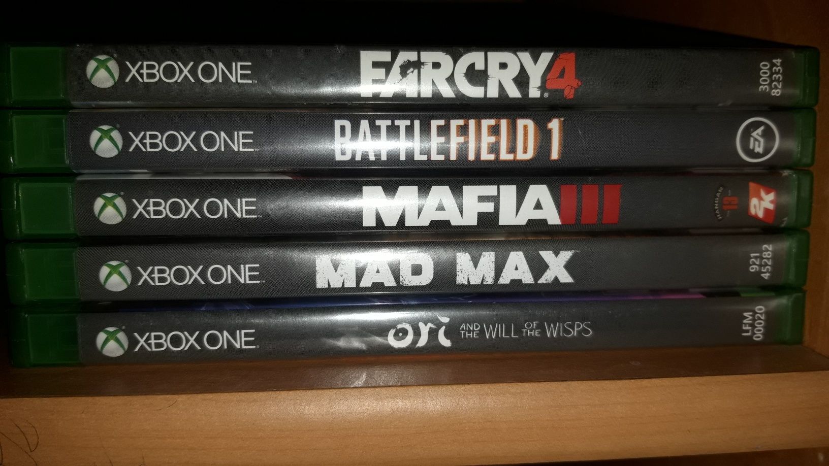 Gry Xbox one mad max, far cry 4, battlefield 1, mafia 3, ori