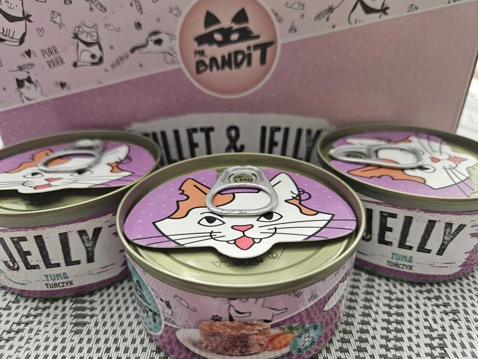 Mr. Bandit Jelly tuna Vet Expert zestaw 10 puszek po 80g PROMOCJA