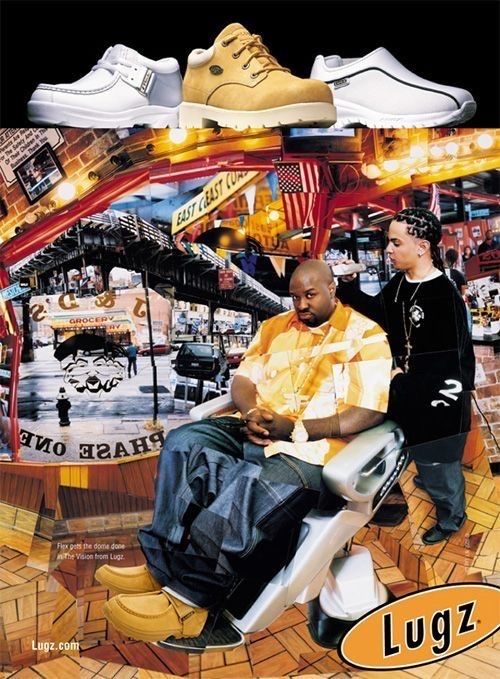 Vintage 90s Lugz Hip-Hop Rap Shoes x fubu x southpole x karl kani