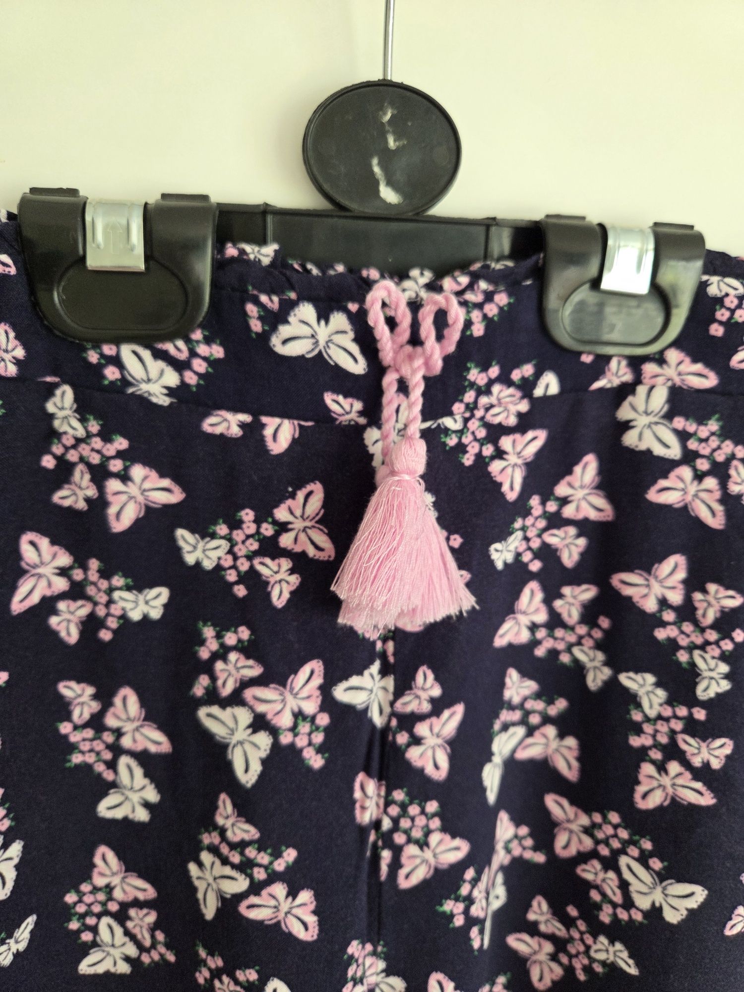 Luźne spodnie haremki wiskoza Primark r. 5-6lat 116cm