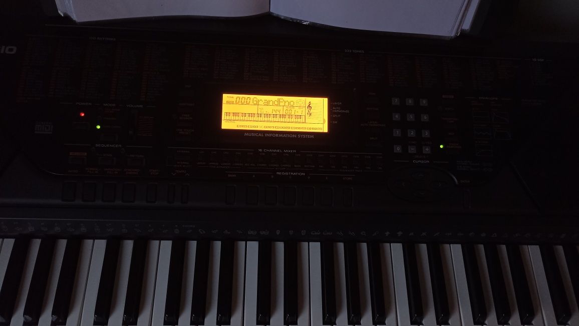 Teclado Casio CTK-711EX em Excelente estado - Diversas funções