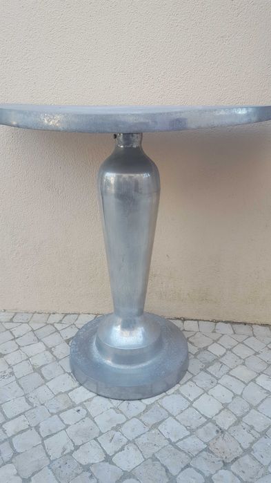 Mesa consola prata