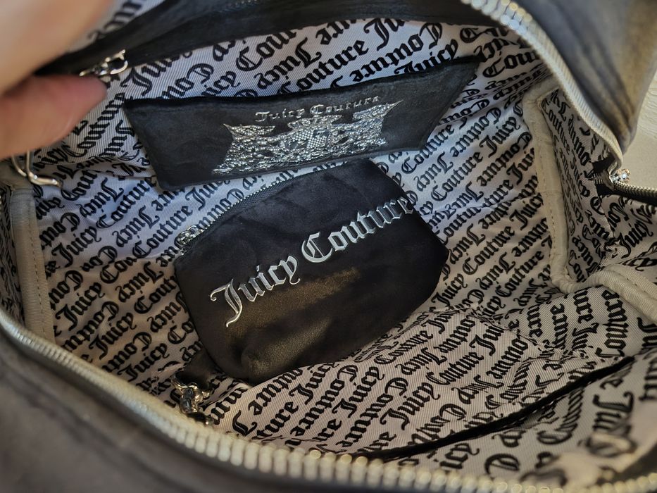 Torebka Damska Juicy Couture Czarna Welurowa