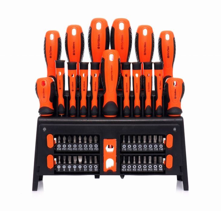 Zestaw śrubokrętów i bitów z magnetyzerem KD10950