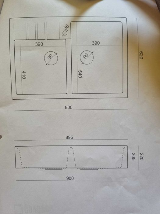 Zlewozmywak farmerski BILL 120 GRANITEQ