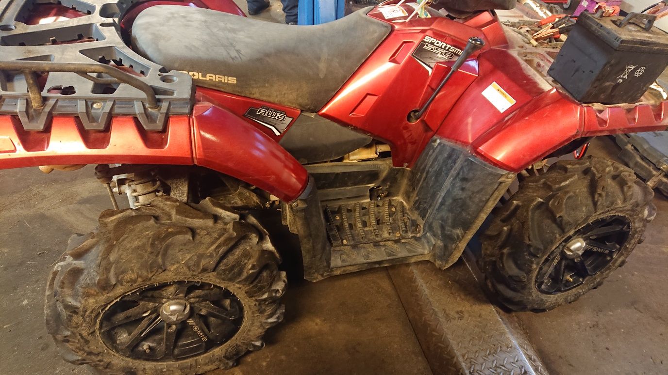 Polaris sportsman 550 most wał wahacz skrzynia plastik