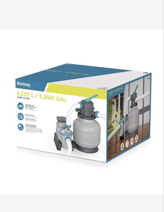 Pompa Piaskowa do Basenu 8327l/h BESTWAY 58499 gwarancja do 06. 2027