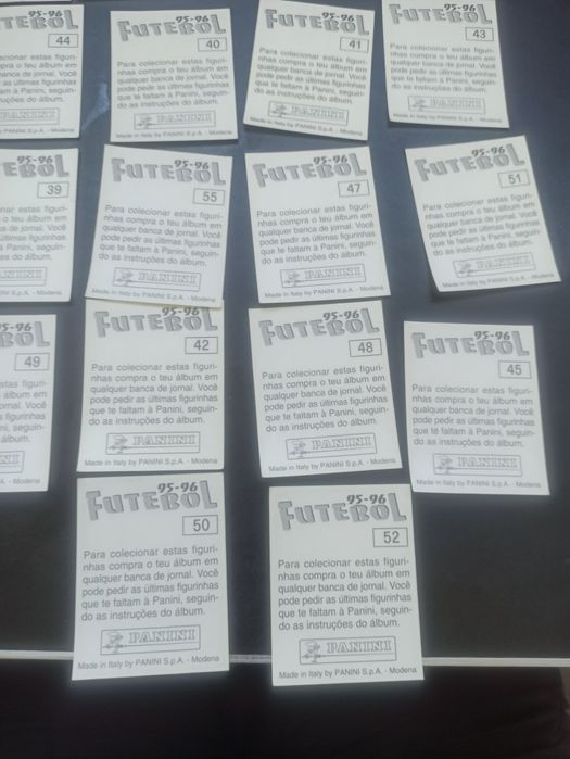 Cromos Benfica época 95/96