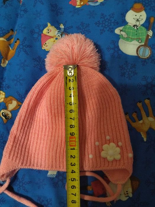 Шапки дитячі для дівчаток весняні ,осінні від 0-до 6 місяців