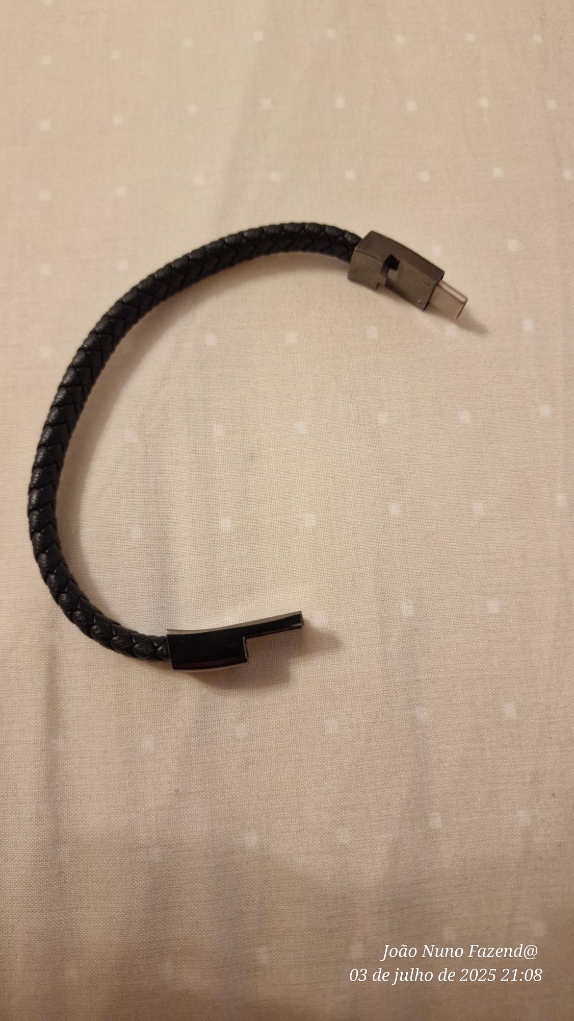 Pulseira usb male usbc male