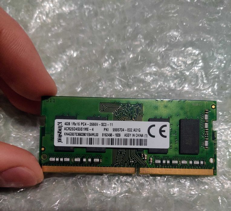 Оперативная память 4 ГБ (2 шт) SO-DIMM, Kingston