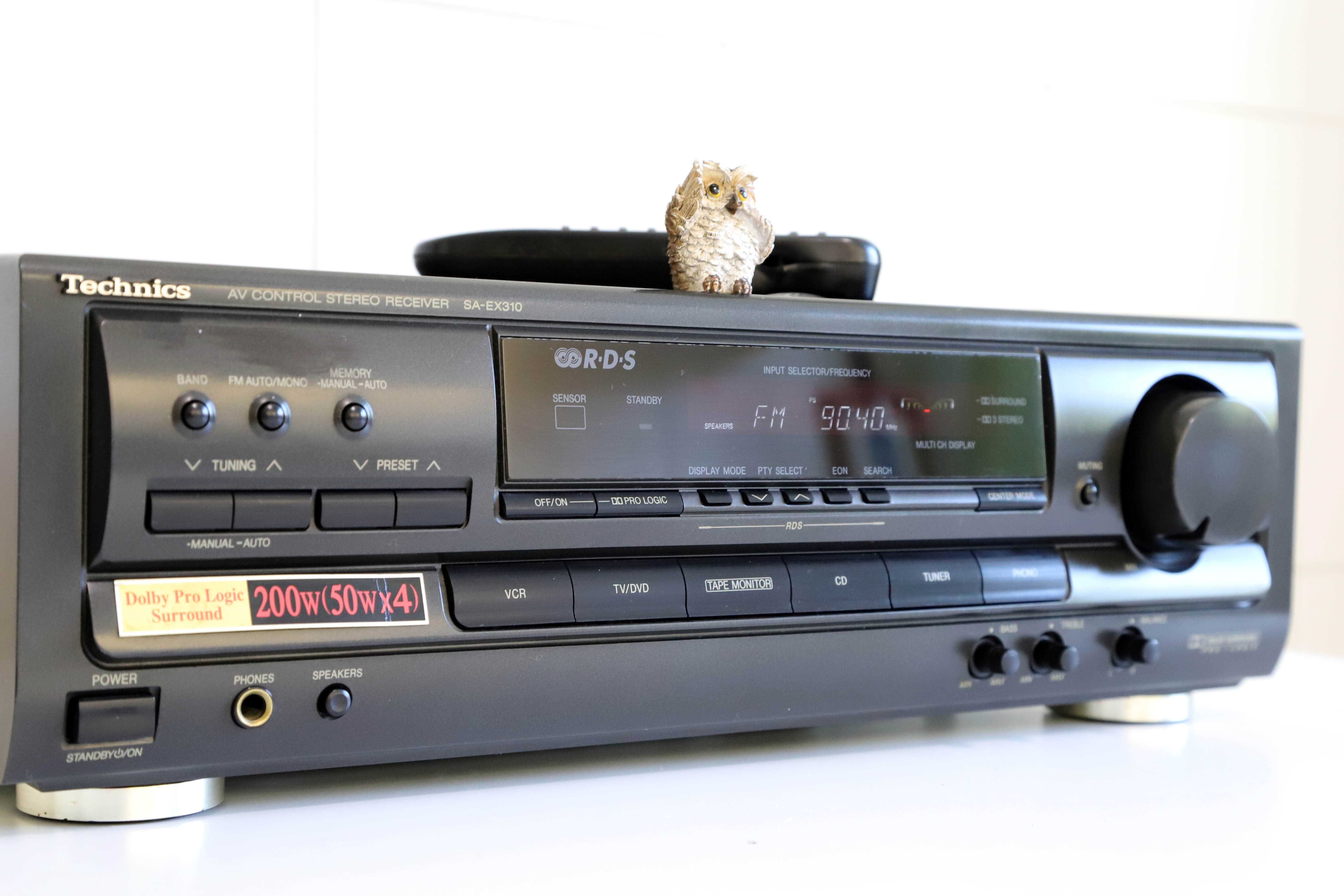 Technics SA-EX310 receiver amplificador com tuner rds 70 watts