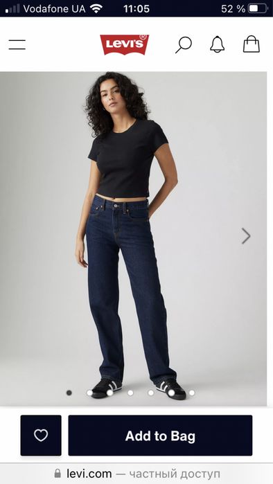 Джинси Levis 32 розм., (L-XL)