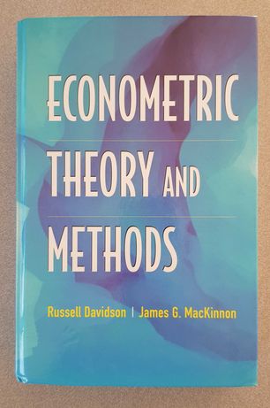 Econometric Theory and Methods, Russell Davidson