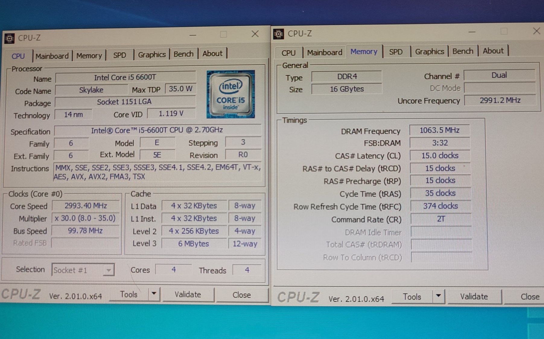 HP Prodesk 600 G2 i5-6600T 2x8Gb SSD 480Gb