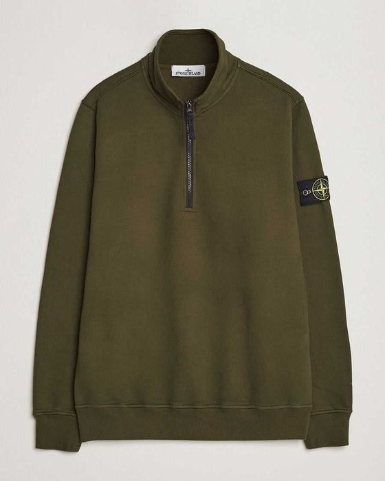 Світшот STONE ISLAND 62720 Half-Zip Sweatshirt Olive