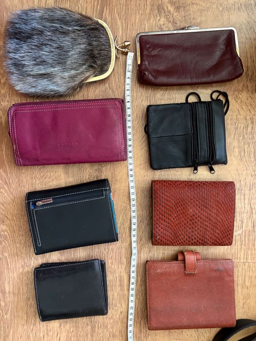 Кошельки кожа б/у