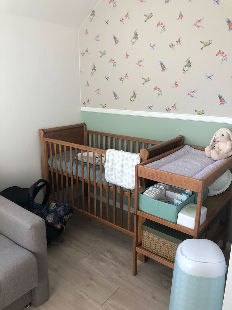 Łóżeczko dziecięce Woodies Noble Cot 117cmx54cm + przewijak