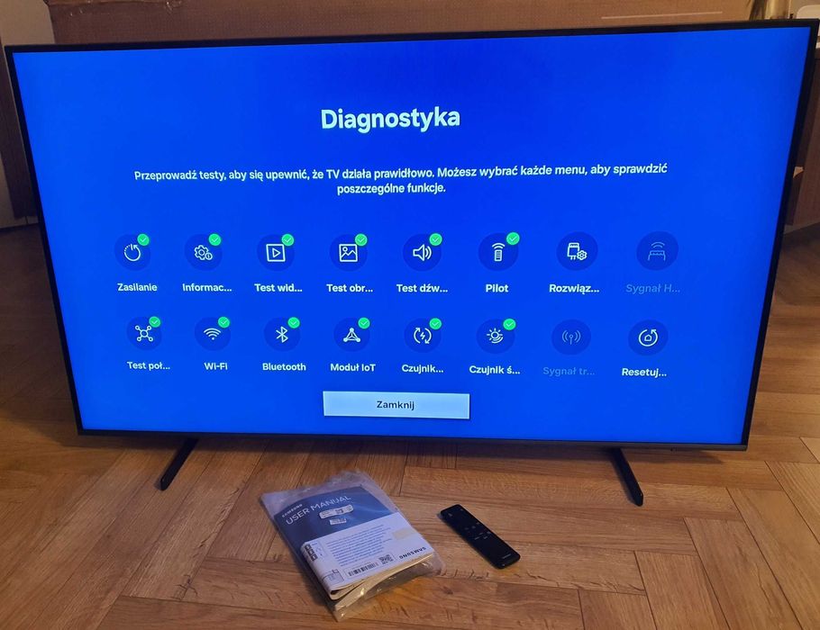 Telewizor smart Samsung QLED Q60C-50 cali na gwarancji do 07.12.2025r.