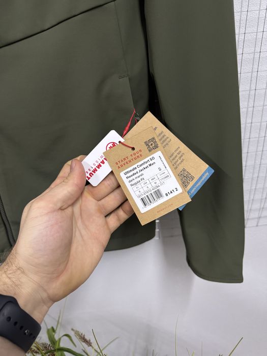 Чоловіча куртка Mammut Ultimate comfort SO hooded jacket men black