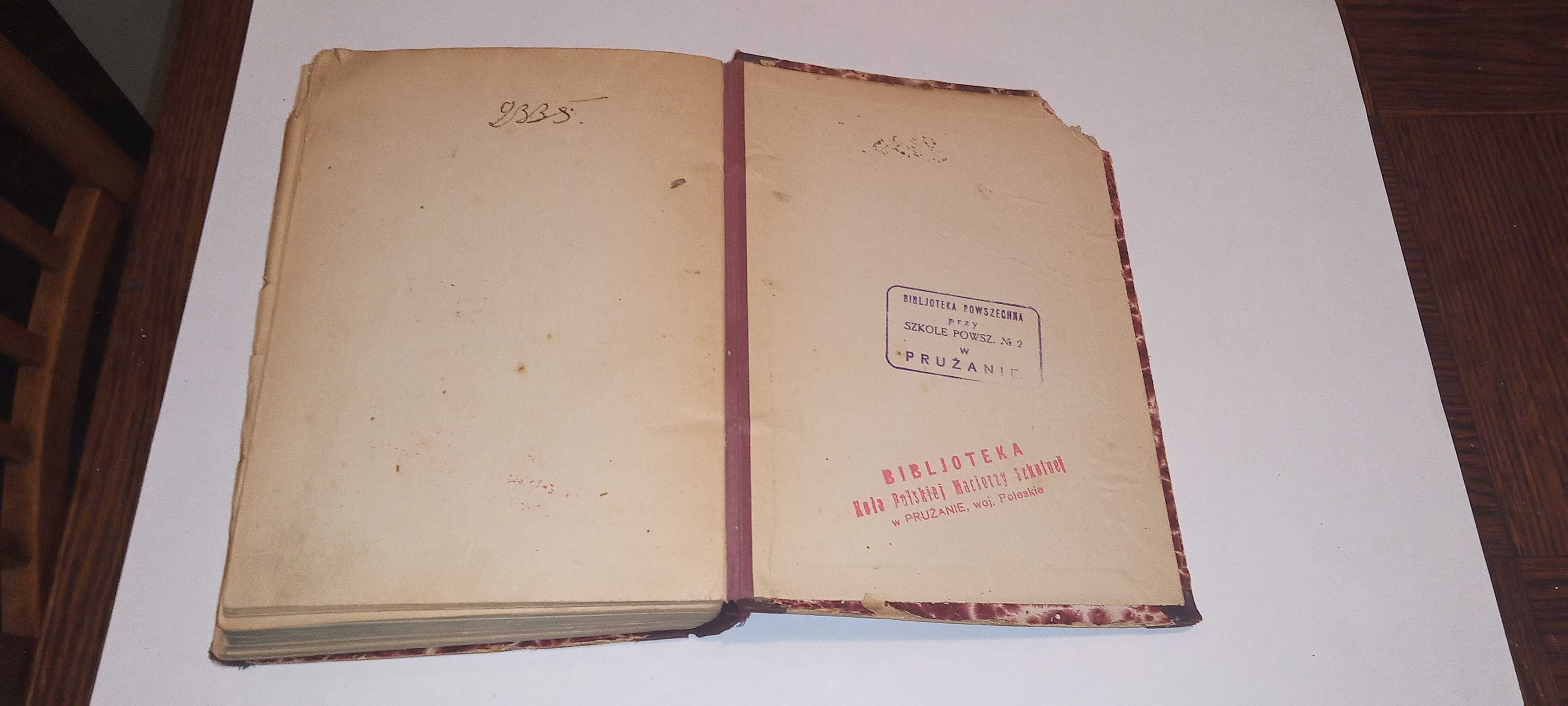 Książka z 1923r. Wybór poezyj, Władysław Syrokomla, wyd. Wilno