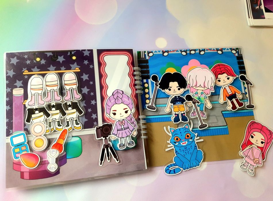 Demon Hunter на липучках демон хантер ліпучках альбом книжка тока бока