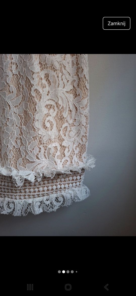 PrettyLittleThing S XS 36 sukienka koronkowa nowa z metką