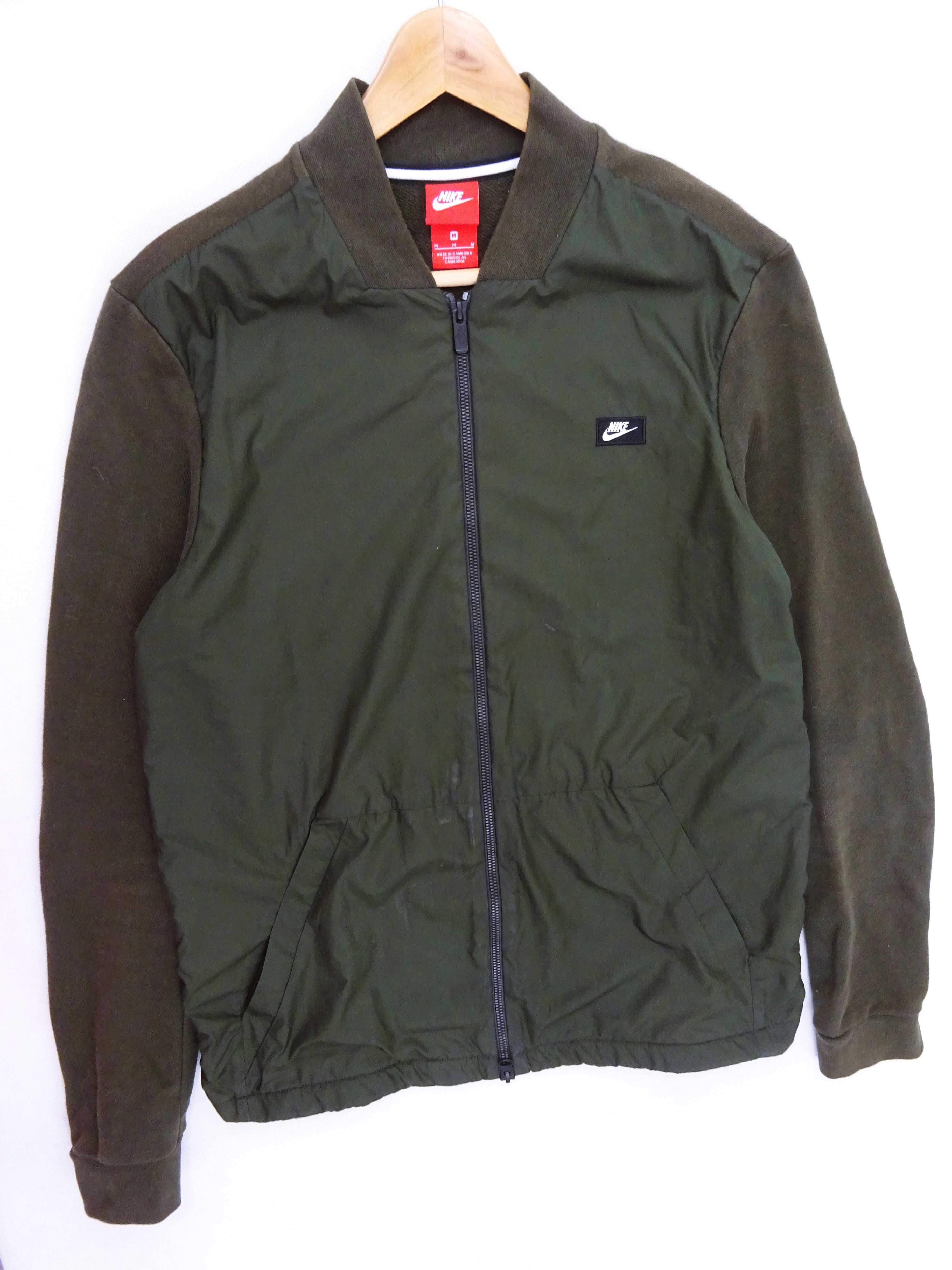 CC83 bluzo kurtka męska NIKE bejsbolówka dresowa khaki sportowa M