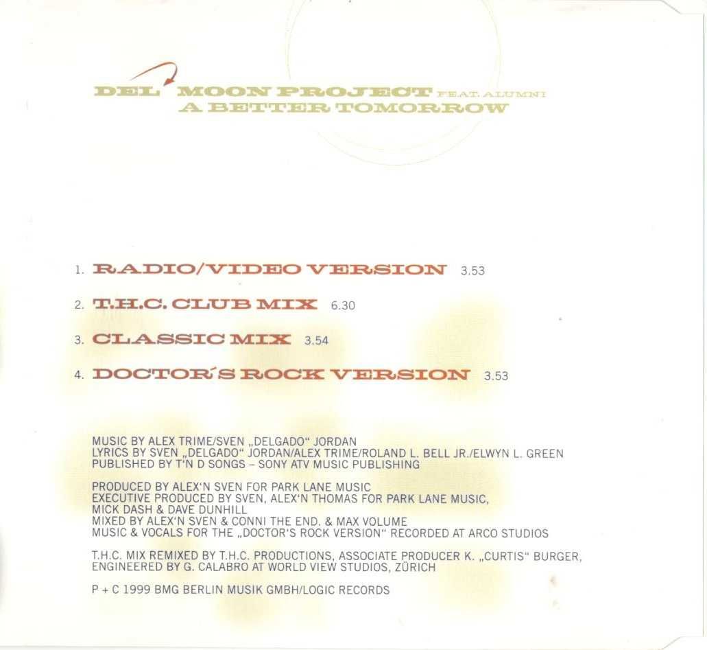 CD singiel Del Moon Project
