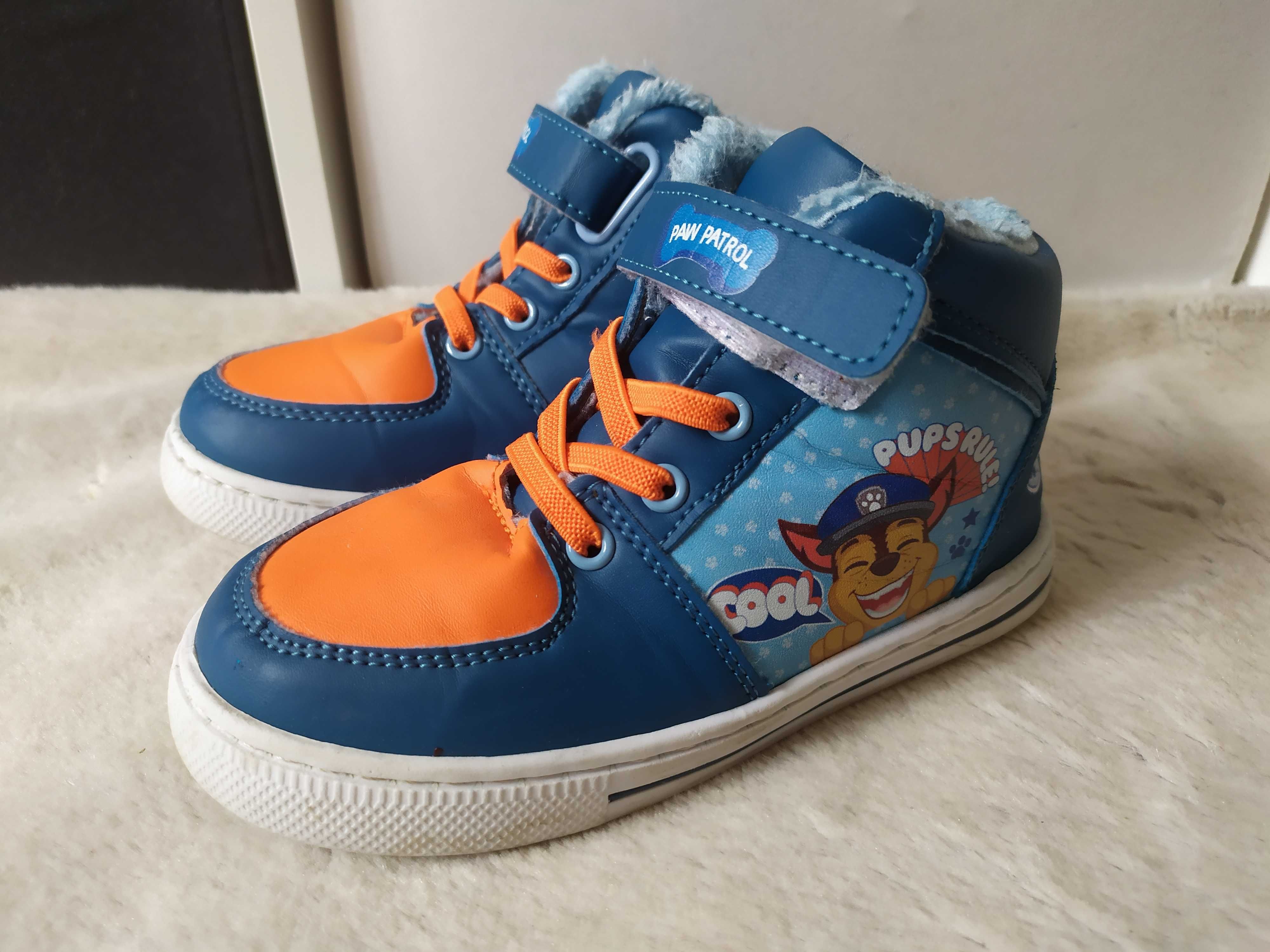 Buty chłopięce buty przejściowe Nickelodeon Psi Patrol 28 ocieplane