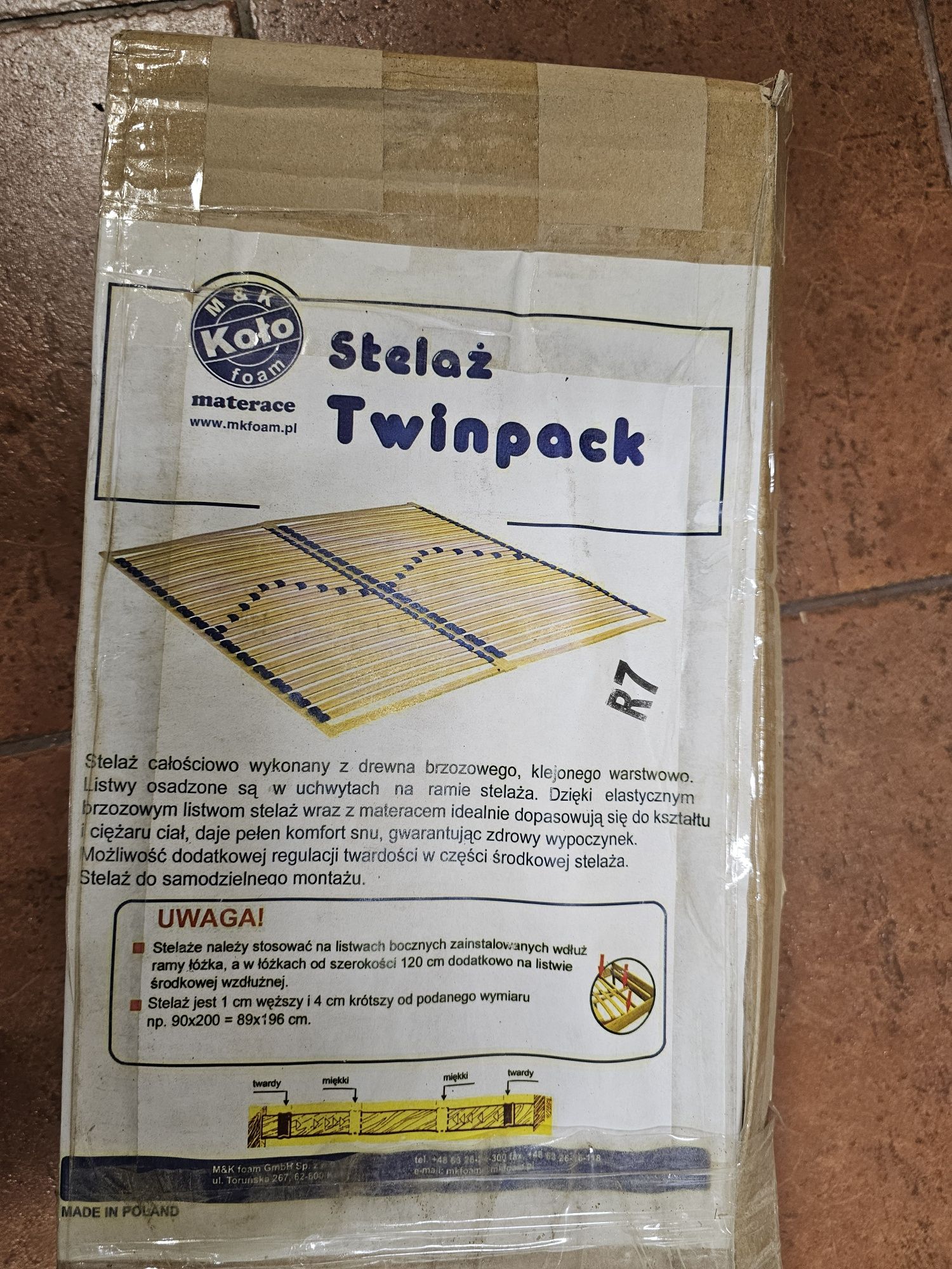 Stelaż koło twinpack 140x220