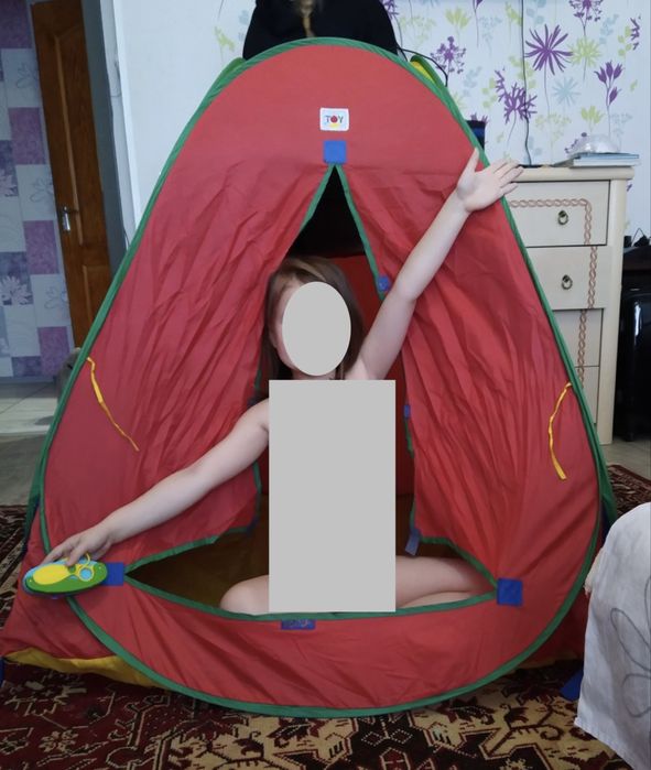 Дитячий намет в сумці. Парашут KREA