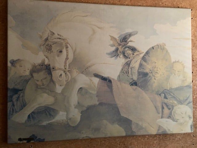 Tela de Minerva e Nettuno by Tiepolo