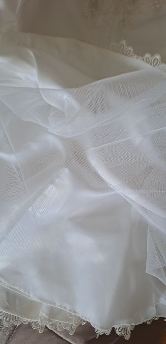 Vestido Cerimónia 2 Anos Cetim motivos bordados