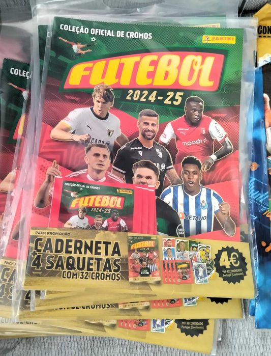 Pack Futebol 2024/25 - Caderneta + saquetas com Cromos - Lacrado