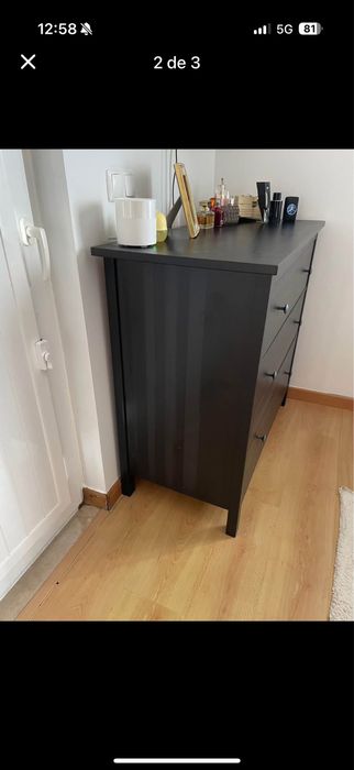 Hemnes cómoda 3 gavetas