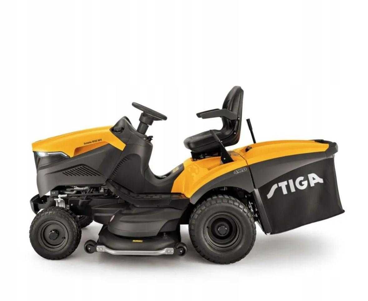 Koszenie trawy z operatorem STIGA TH4NS3 120 Hydro