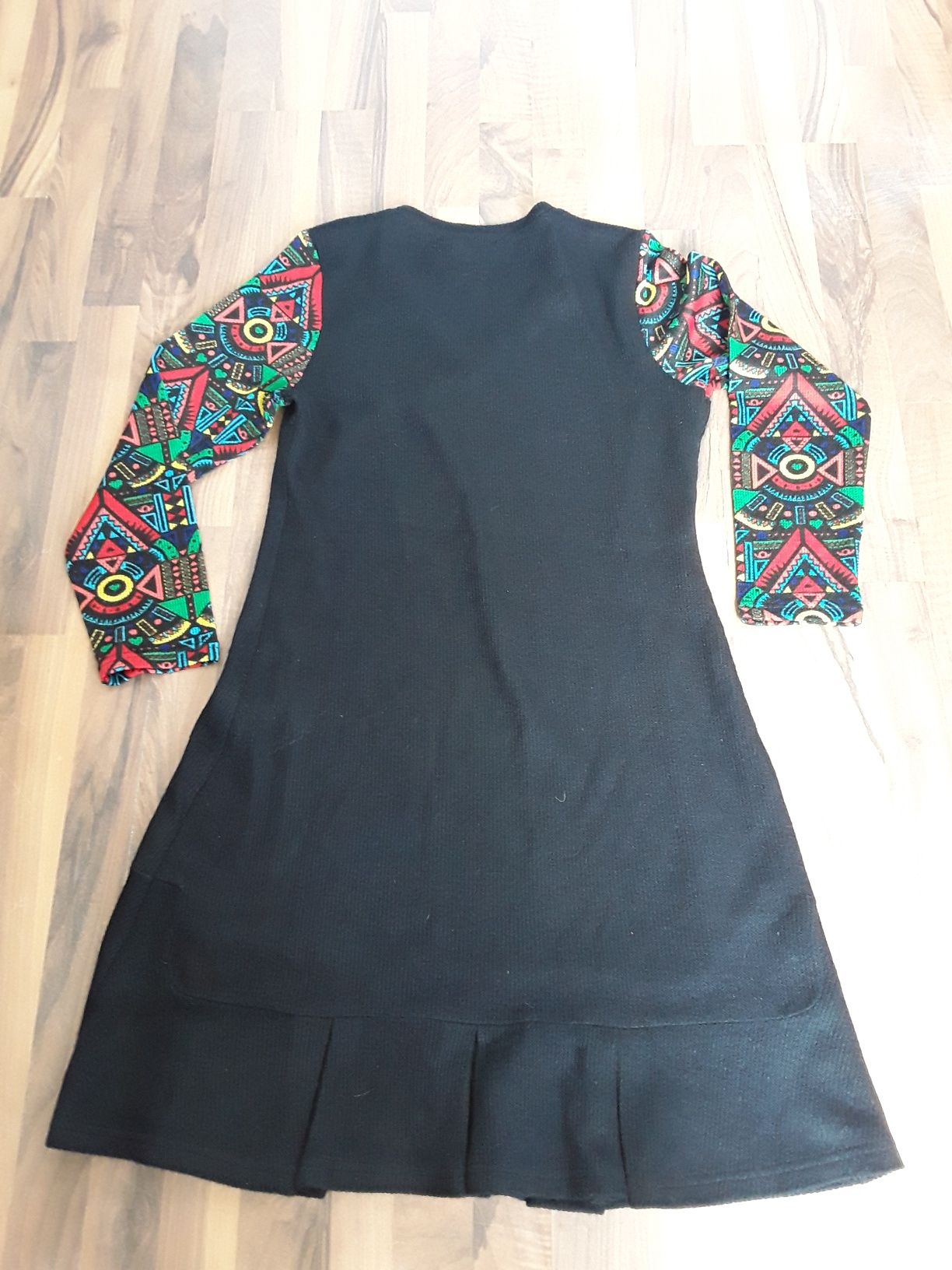 Vestido vintage preto com detalhes únicos tam. XXL