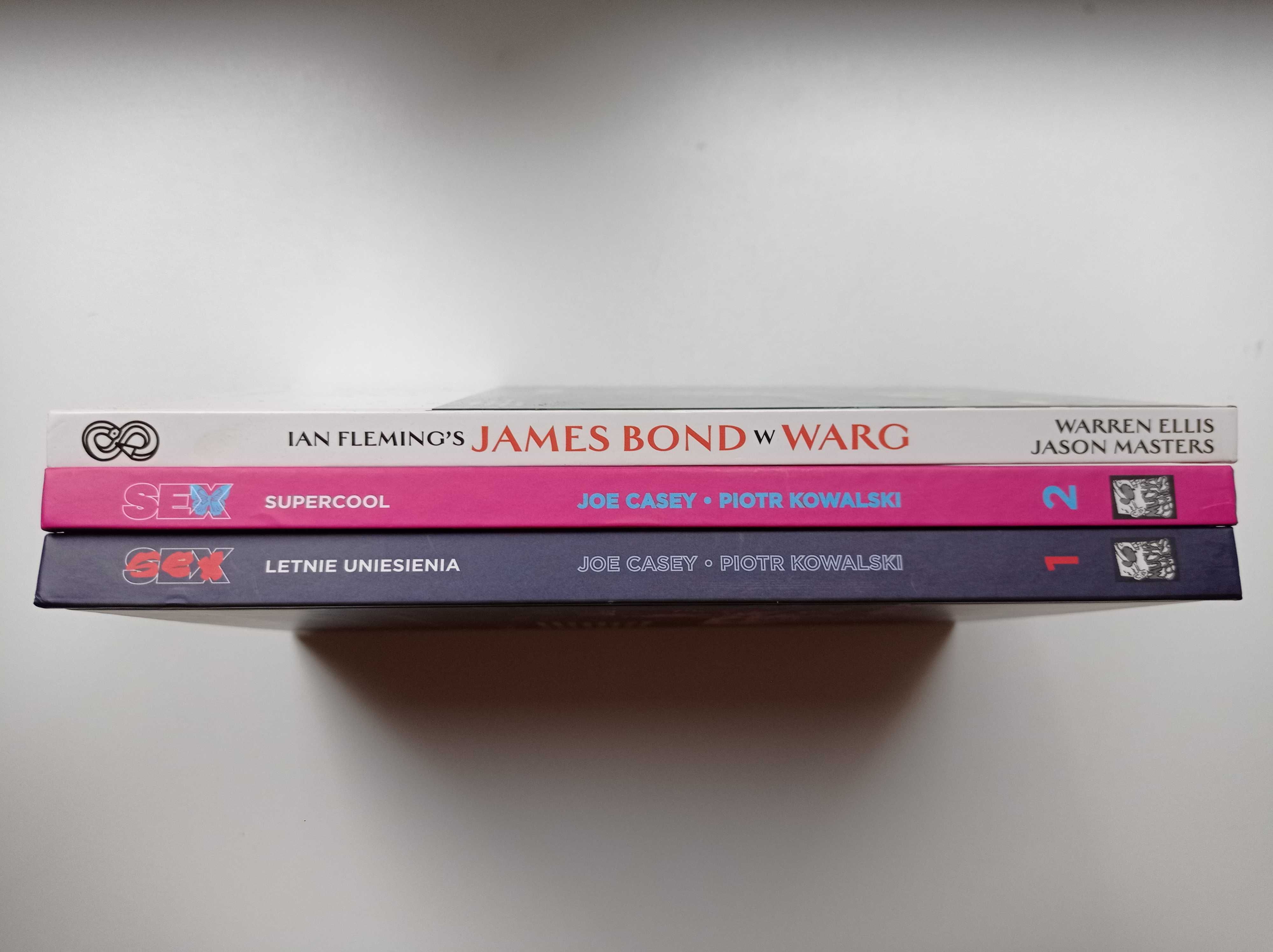 James Bond tom 1 Warren Ellis Warg Non Stop Comics + Sex dwa tomy