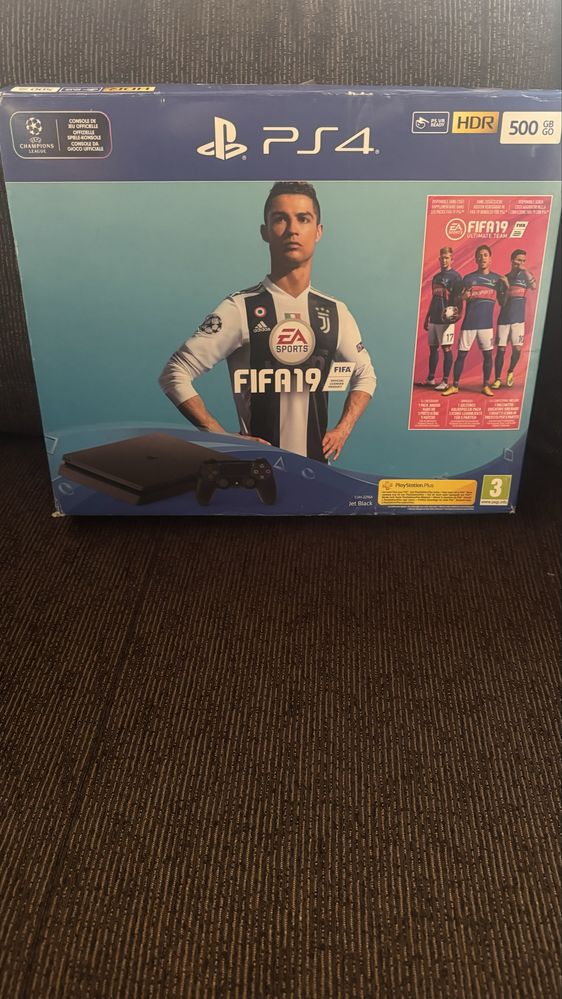 Ps4 slim 500g 2 comandos