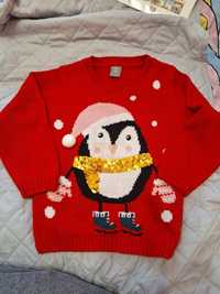 Sweter świąteczny rozmiar 110