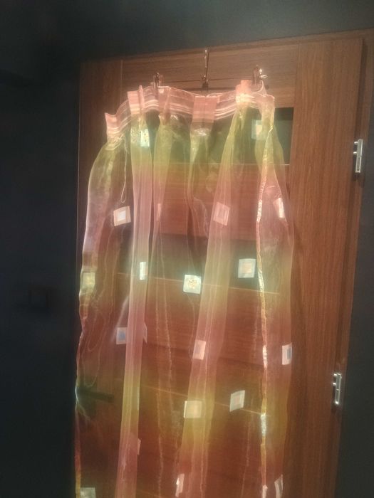 2 x kolorowa zasłona