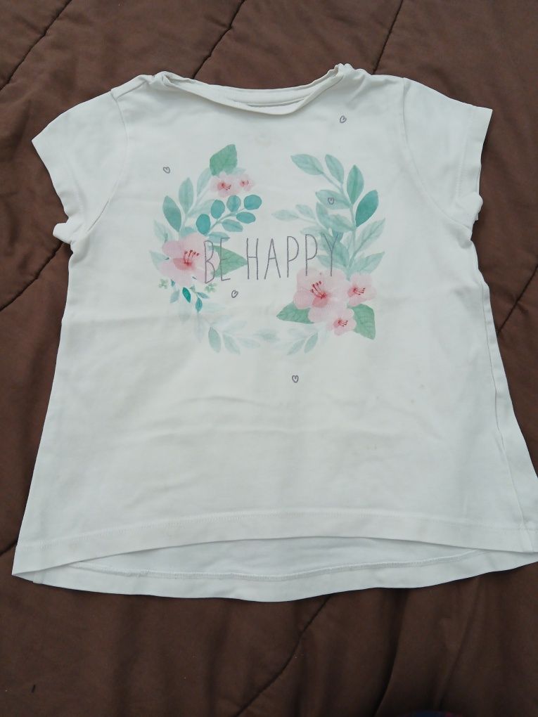Conjunto 2 tshirts menina: 4/5 anos