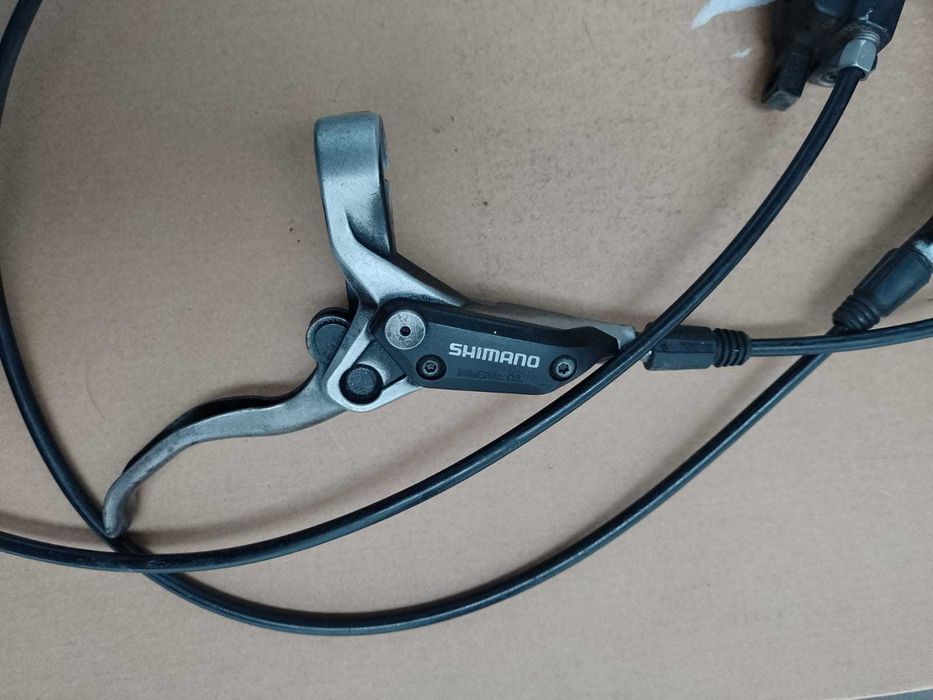 Hamulce hydrauliczne tarczowe Shimano BL-M396 _ komplet przód i tył
