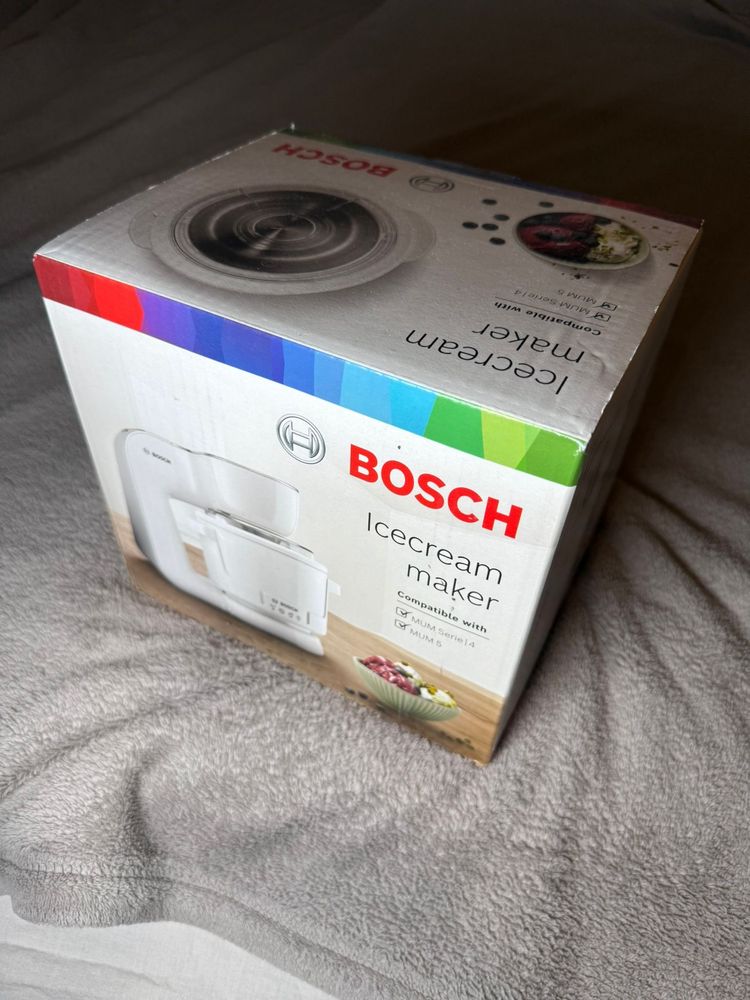 Maszynka do lodóe bosch mum serie 4 5 ice cream maker