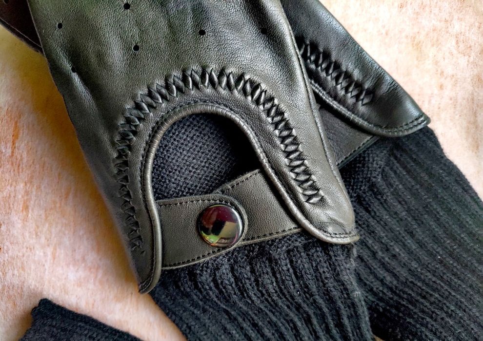 перчатки-трасформеры, кожа,, подкладка