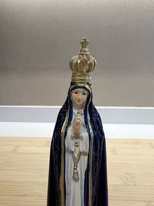 Our Lady of Fatima 15cm Statue - Nossa Senhora de Fatima Manto azul