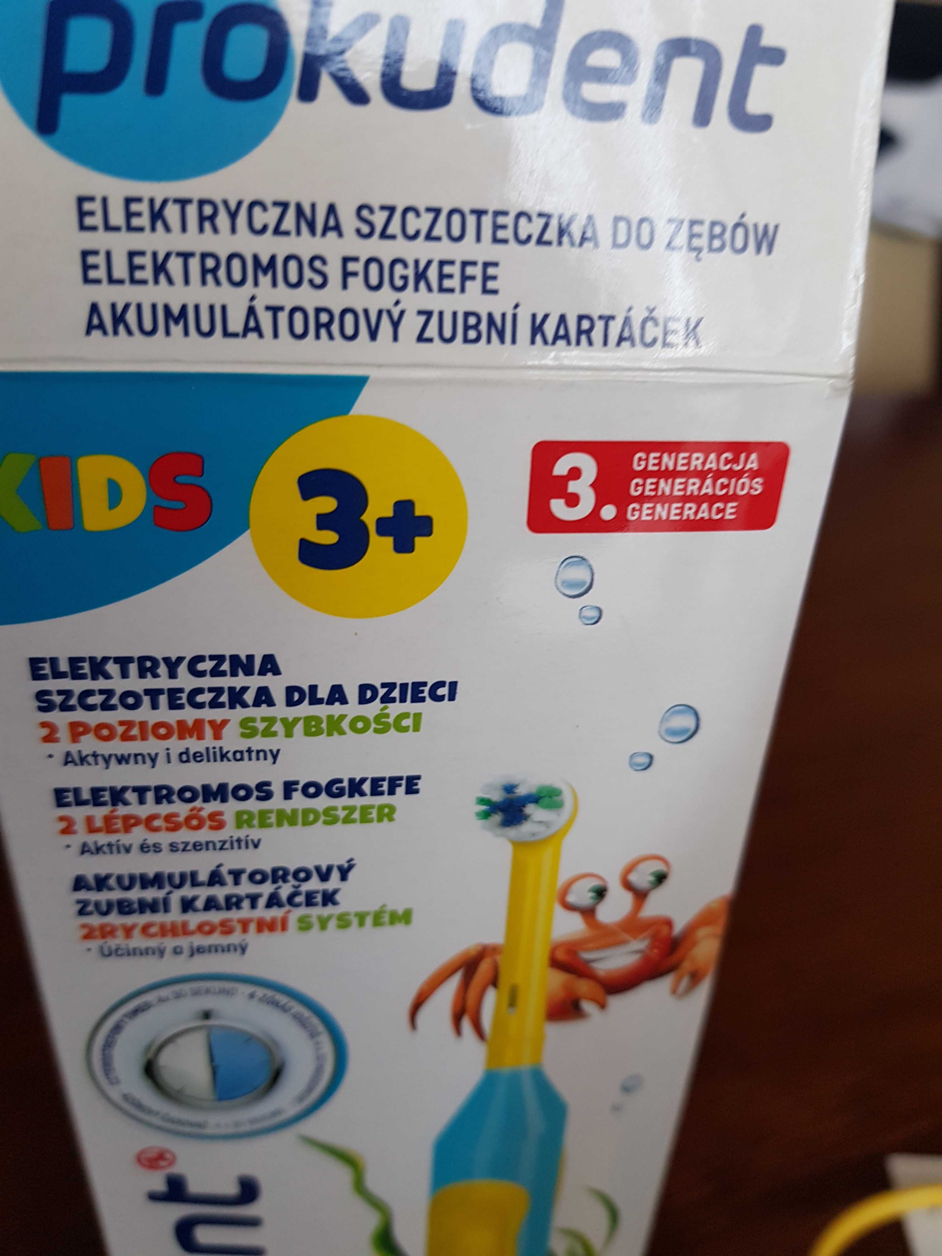 Elektryczna szczoteczka dla dzieci - Prokudent