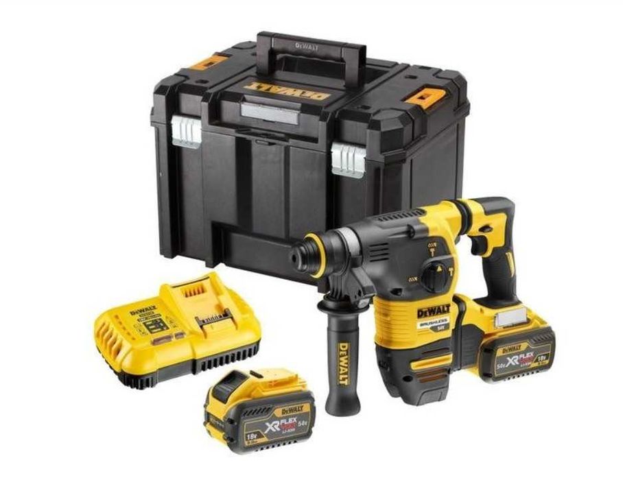 Akumulatorowa młoto-wiertarka DeWalt DCH333X2 FLEXVOLT 54V/9.0Ah
